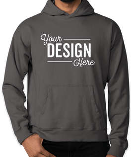 Hanes ComfortWash Garment Dyed Pullover Hoodie - Color: New Railroad Grey