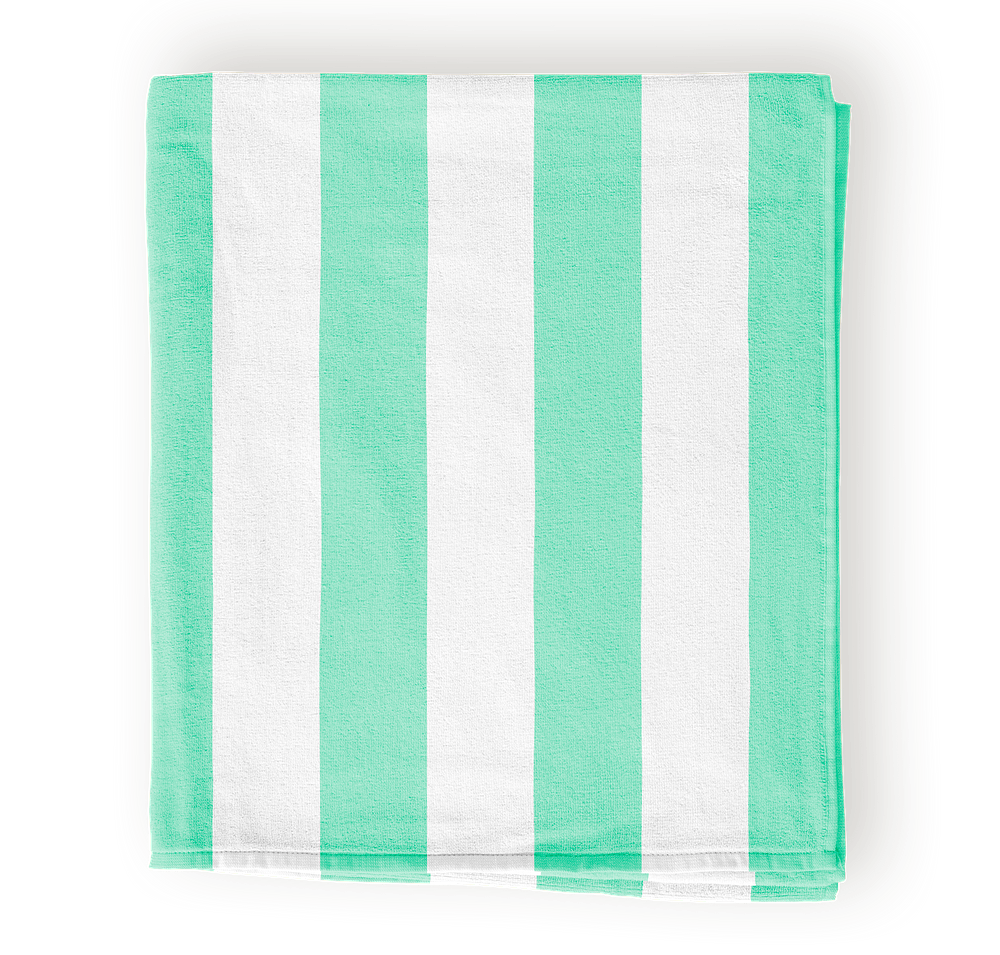Port Authority Lightweight Embroidered Cabana Stripe Beach Towel-default