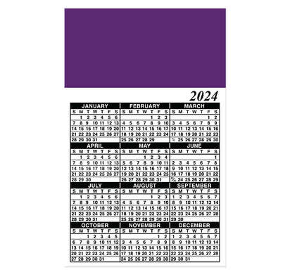 Full Color Calendar Magnet - .019"-default