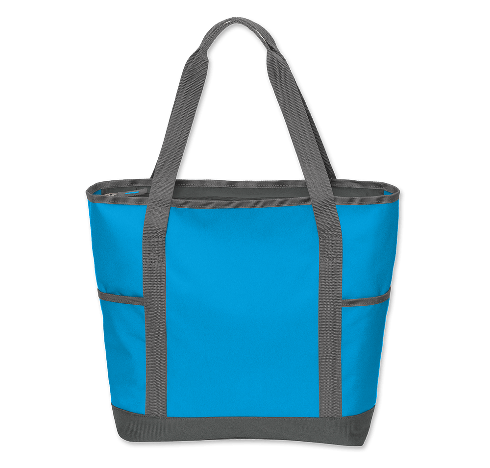 Port Authority On-The-Go Medium Poly Canvas Tote Bag-default