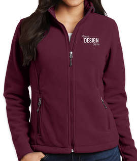 Port Authority Women's Value Fleece Jacket - Color: Maroon