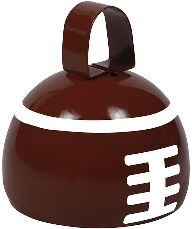 Round Football Cow Bell