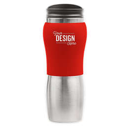 14 oz. Maui Two-Tone Stainless Steel Tumbler - Color: Red