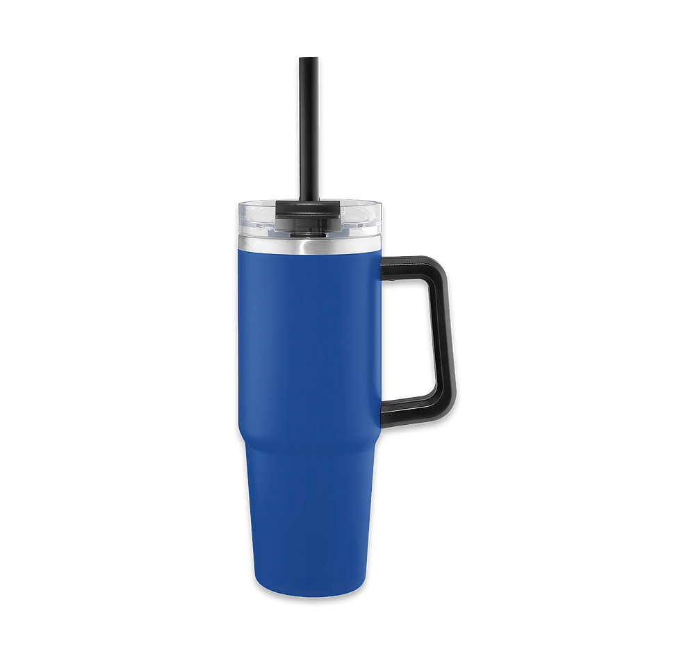 30 oz. Intrepid Recycled Stainless Steel Tumbler with Straw-default