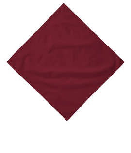 Augusta 100% Cotton Solid Bandana (Corner Design) - Color: Maroon