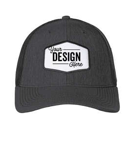 Ahead Brant Snapback Trucker Hat with White Hexagon Patch