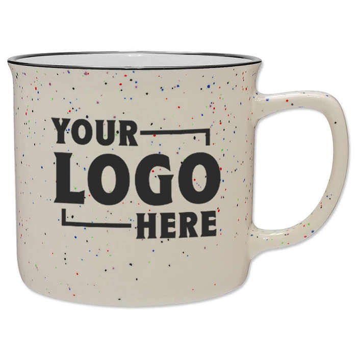 12 oz. Ceramic Speckled Camper Mug