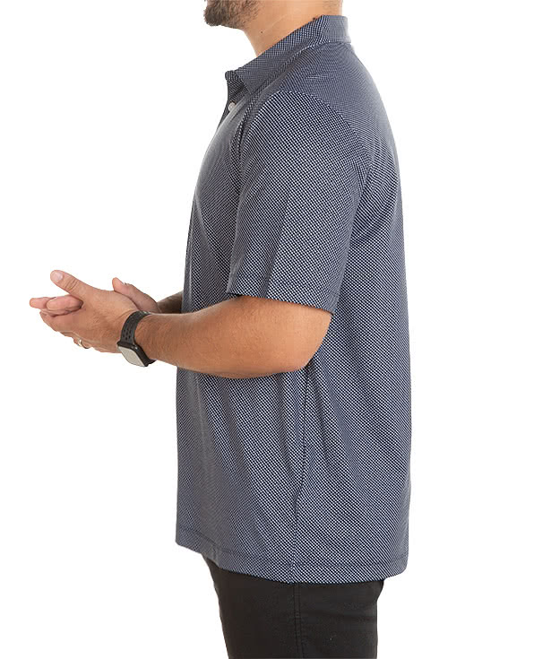Cutter & Buck Pike Eco Symmetry Print UPF 50 Performance Polo
