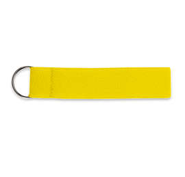 Full Color Wrist Strap Key Holder - Color: Yellow