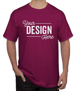 Canada - Gildan 100% Cotton T-shirt - Color: Berry