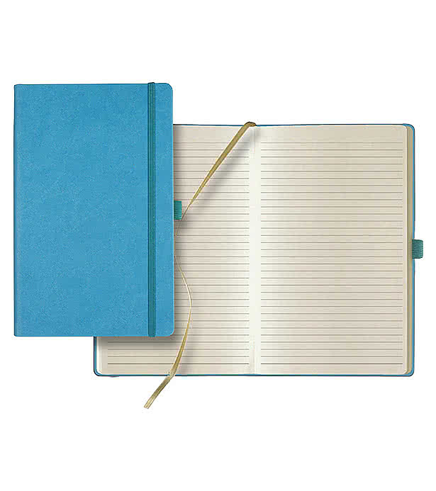 Castelli Debossed Tucson Medio Lined Hard Cover Notebook