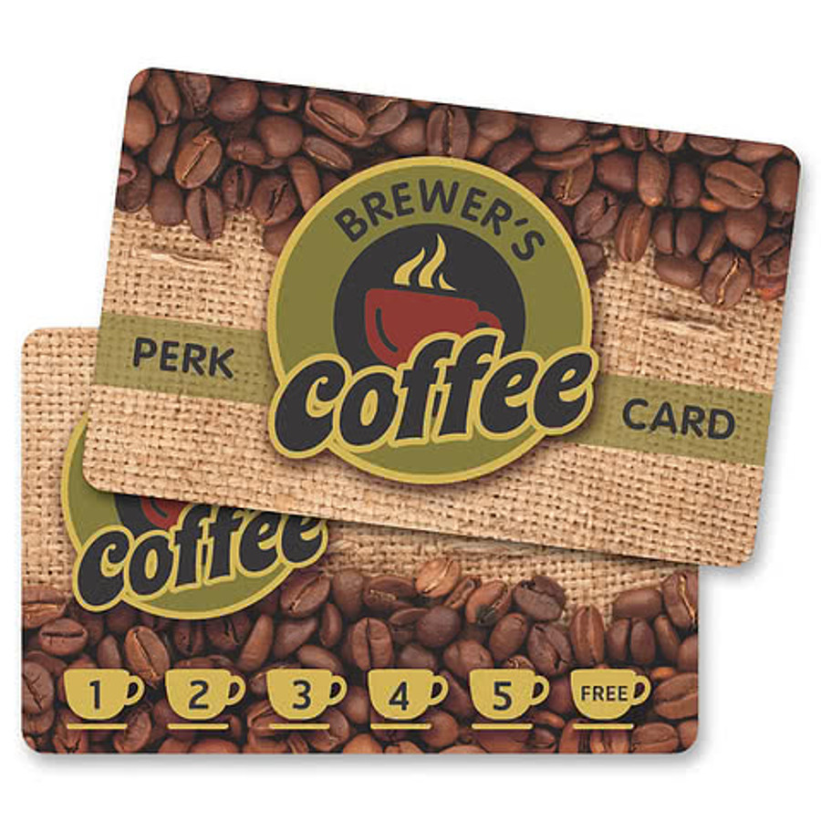 Plastic Wallet Card - 30 mil in .30K Thickness White w/ No Stock Artwork