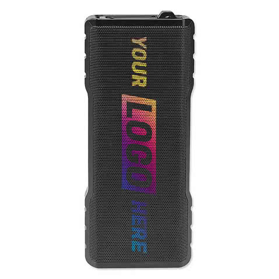 Magnetic Portable Bluetooth Speaker with Carabiner in Black