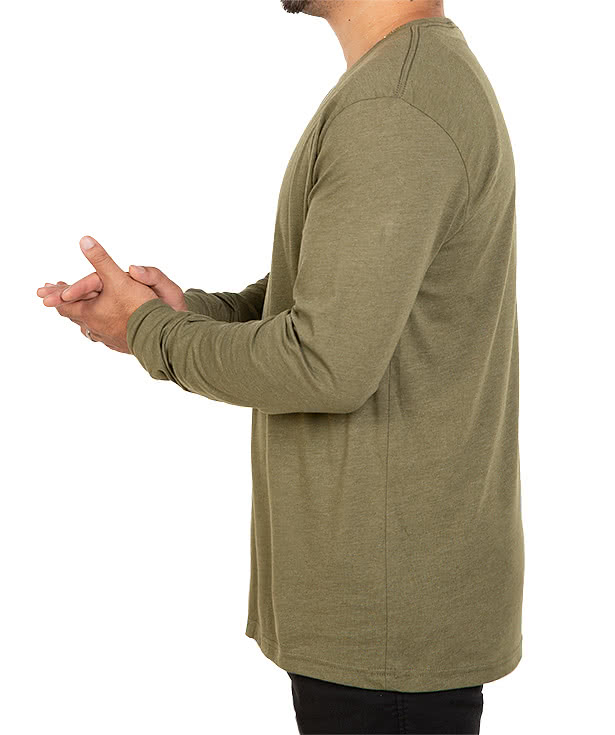type long sleeve dry t-shirts(olive) | GOODWILL WORKS