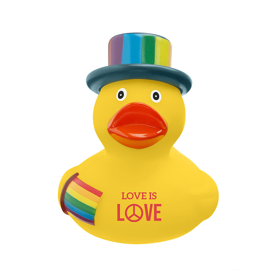 Rainbow Pride Rubber Duck