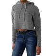 Royal Apparel Women's USA-Made Eco Tri-Blend Cropped Hoodie