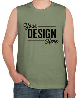 Bella + Canvas Muscle Tank - Color: Heather Olive