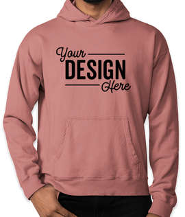 Hanes ComfortWash Garment Dyed Pullover Hoodie - Color: Mauve