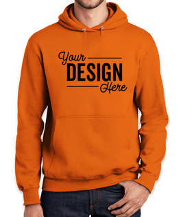 Port & Company Tall Essential Pullover Hoodie - Color: Safety Orange
