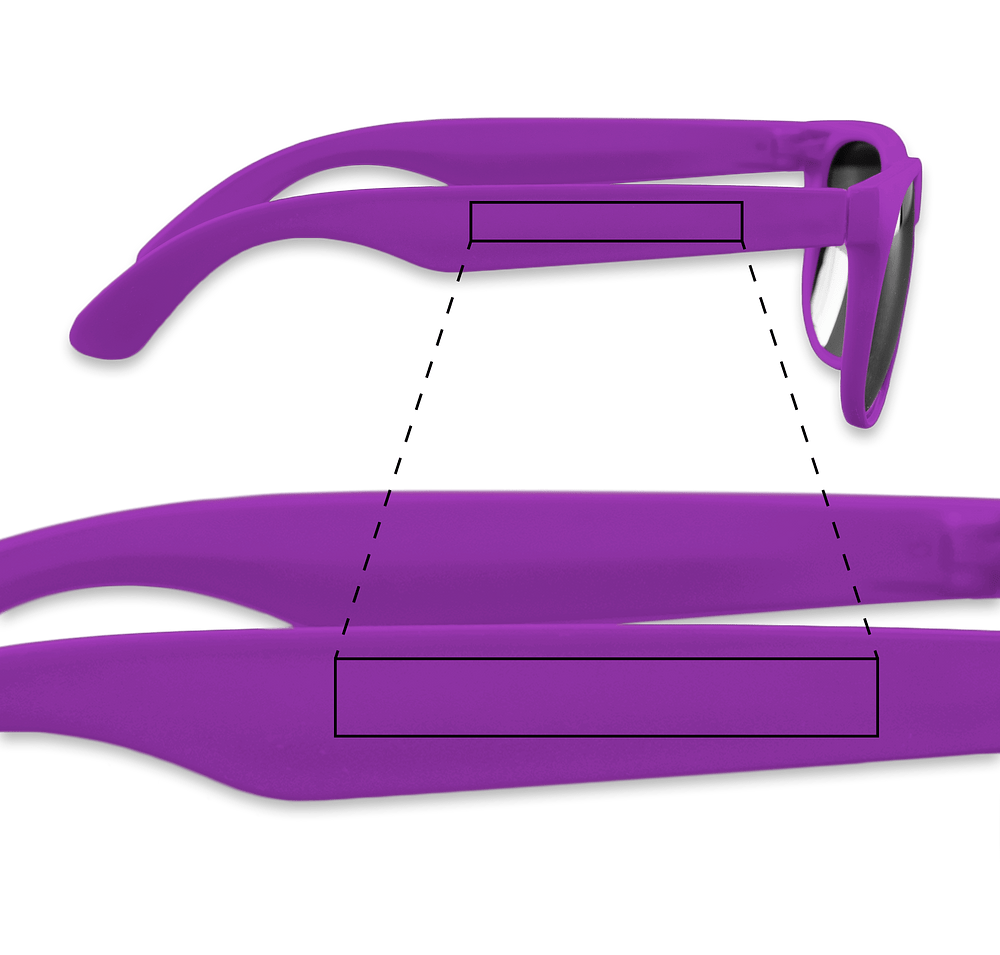 Single-Tone Matte Sunglasses-default