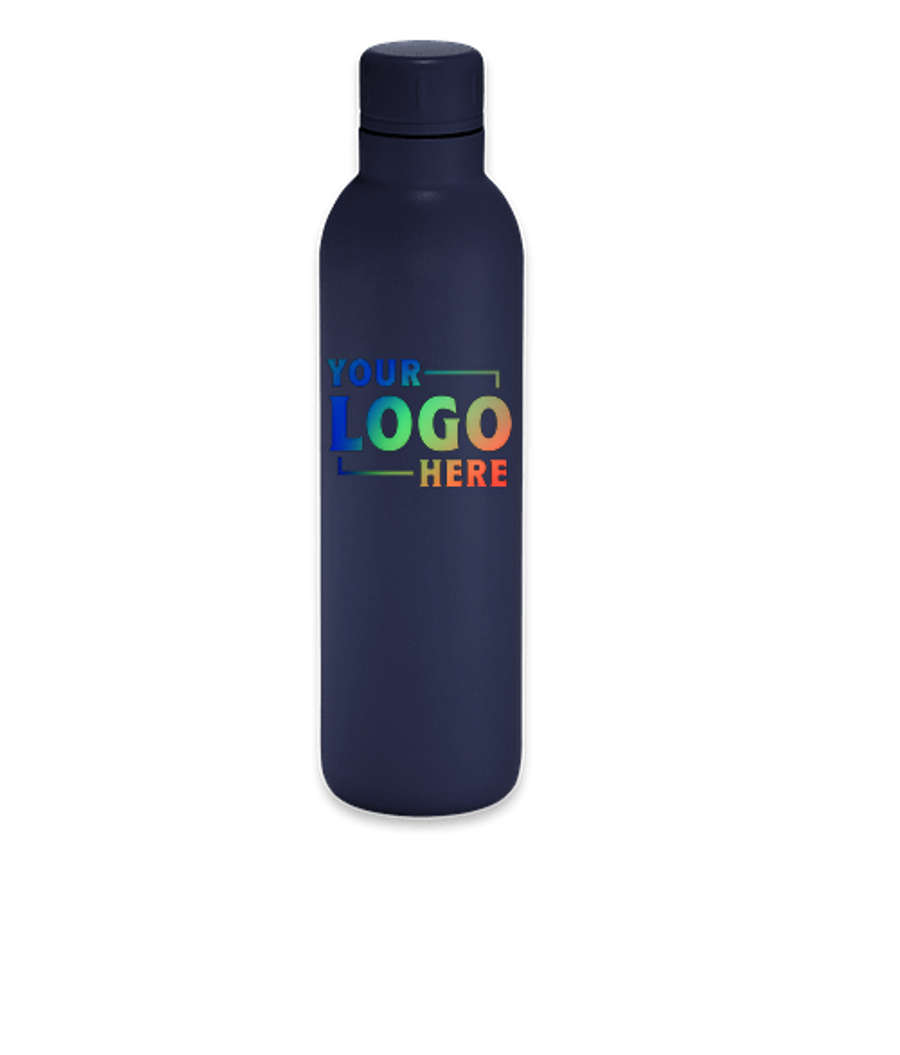 17 oz. Thor Matte Copper Vacuum Insulated Water Bottle in Navy