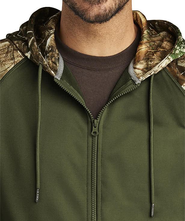 Russell Outdoors Realtree® Colorblock Performance Zip Hoodie