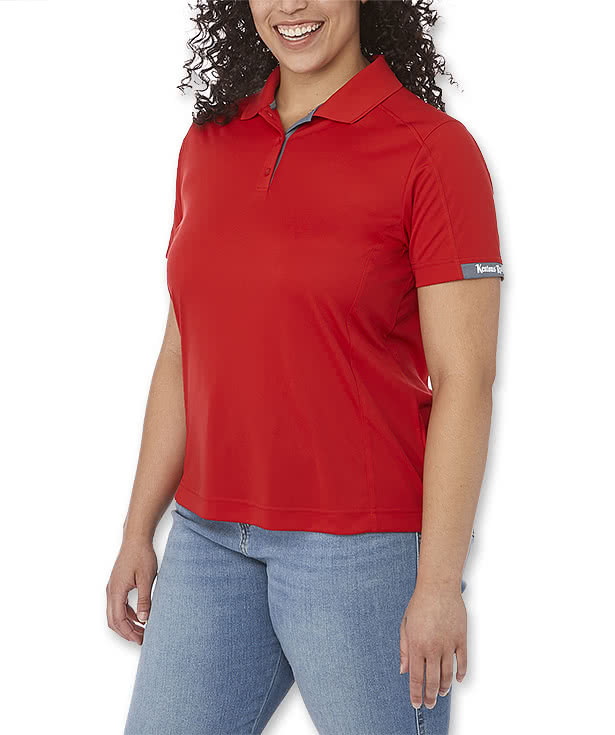 Elevate Women's Kiso Textured Knit Performance Polo