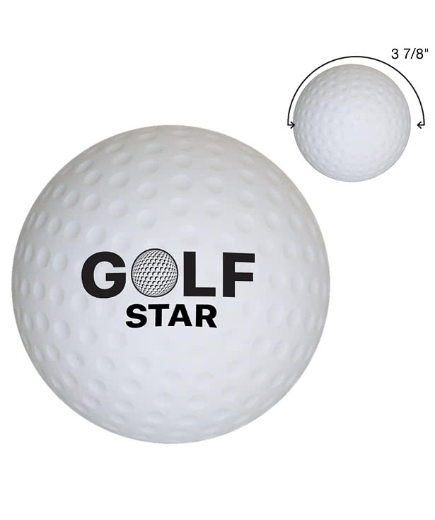 Golf Ball Shaped Stress Reliever