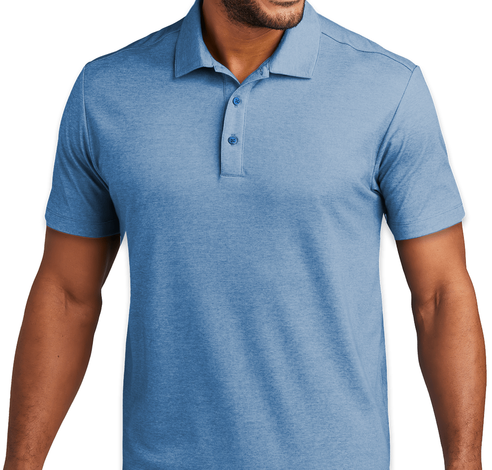 Port Authority Fine Performance Pique Blend Polo - Embroidered-default