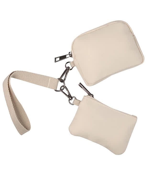 Daybreak Recycled Dual Pouch Lanyard