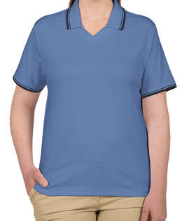 Canada - Devon & Jones Women's Tipped Pima Interlock Polo