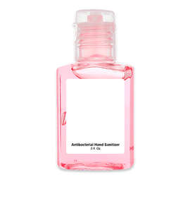 Full Color 0.5 oz. Squirt Hand Sanitizer - Color: Blossom / White