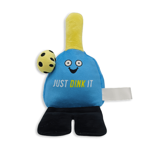 Phone Pals Weighted Pickle Player Plush Phone Holder in Blue