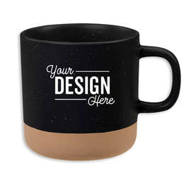 12 oz. Santos Ceramic Mug - Color: Black