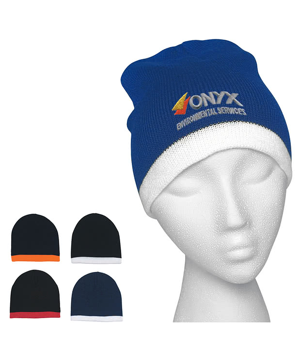 Stripe Knit Beanie