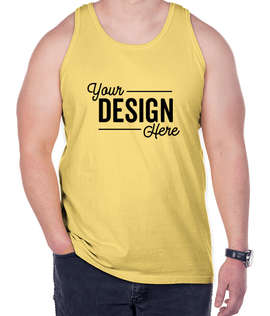 Hanes ComfortWash 100% Cotton Garment Dyed Tank - Color: Summer Squash