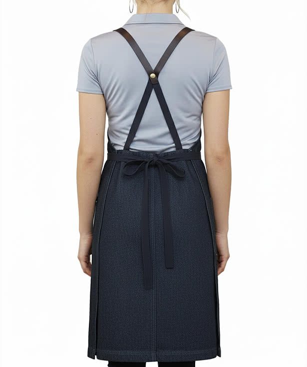 Edwards Denim Full Length Three-Pocket Apron
