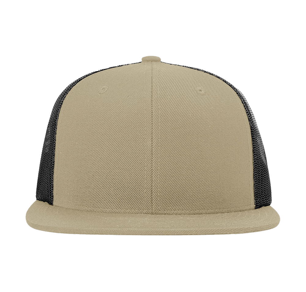 Richardson Acrylic-Wool Blend Snapback Trucker Hat-default