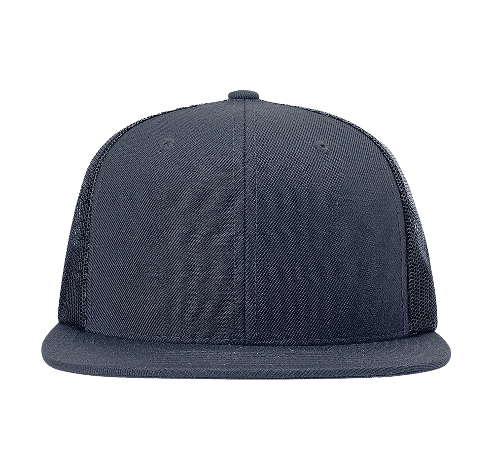 Richardson Acrylic-Wool Blend Snapback Trucker Hat-default