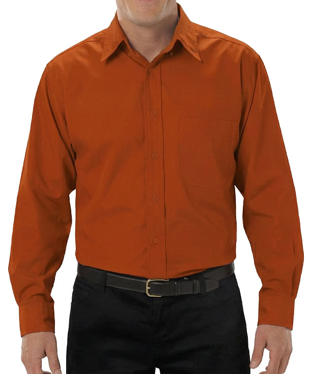 Blue Generation Fine Line Twill Long Sleeve Shirt