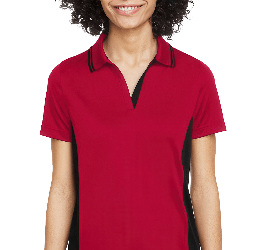 Harriton Women's Flash Snag Protection Colorblock Performance Polo - Printed-default
