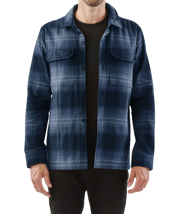 Stormtech Highland Recycled Plaid Shirt Jacket
