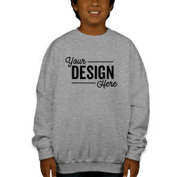 Gildan Youth Midweight 50/50 Crewneck Sweatshirt