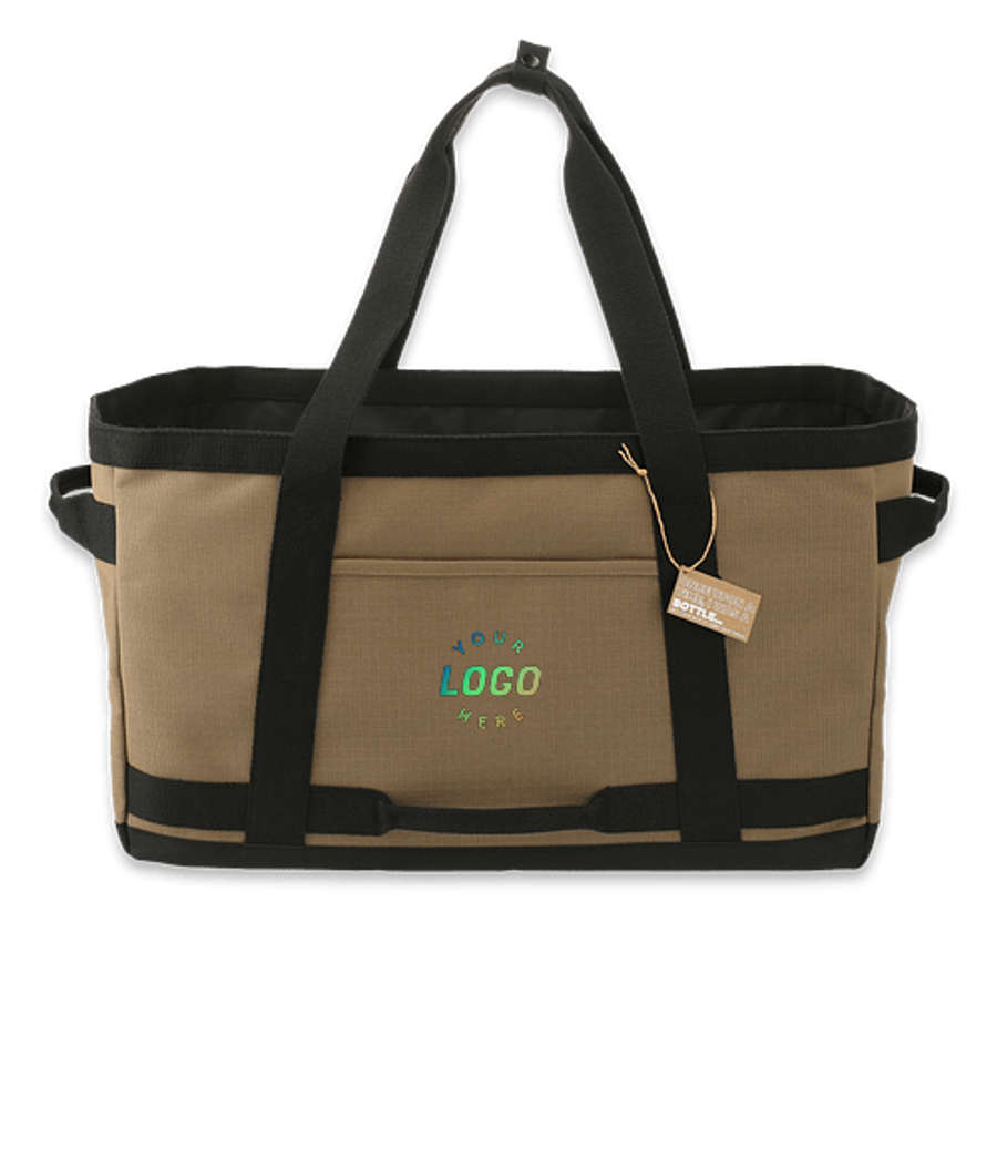 NBN Recycled Utility Poly Tote Bag in Brown
