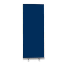 Full Color 31.5" x 81.8" Value Retractable Banner Kit - Color: Navy