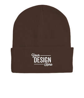 Sportsman Solid Cuff Beanie - Color: Brown