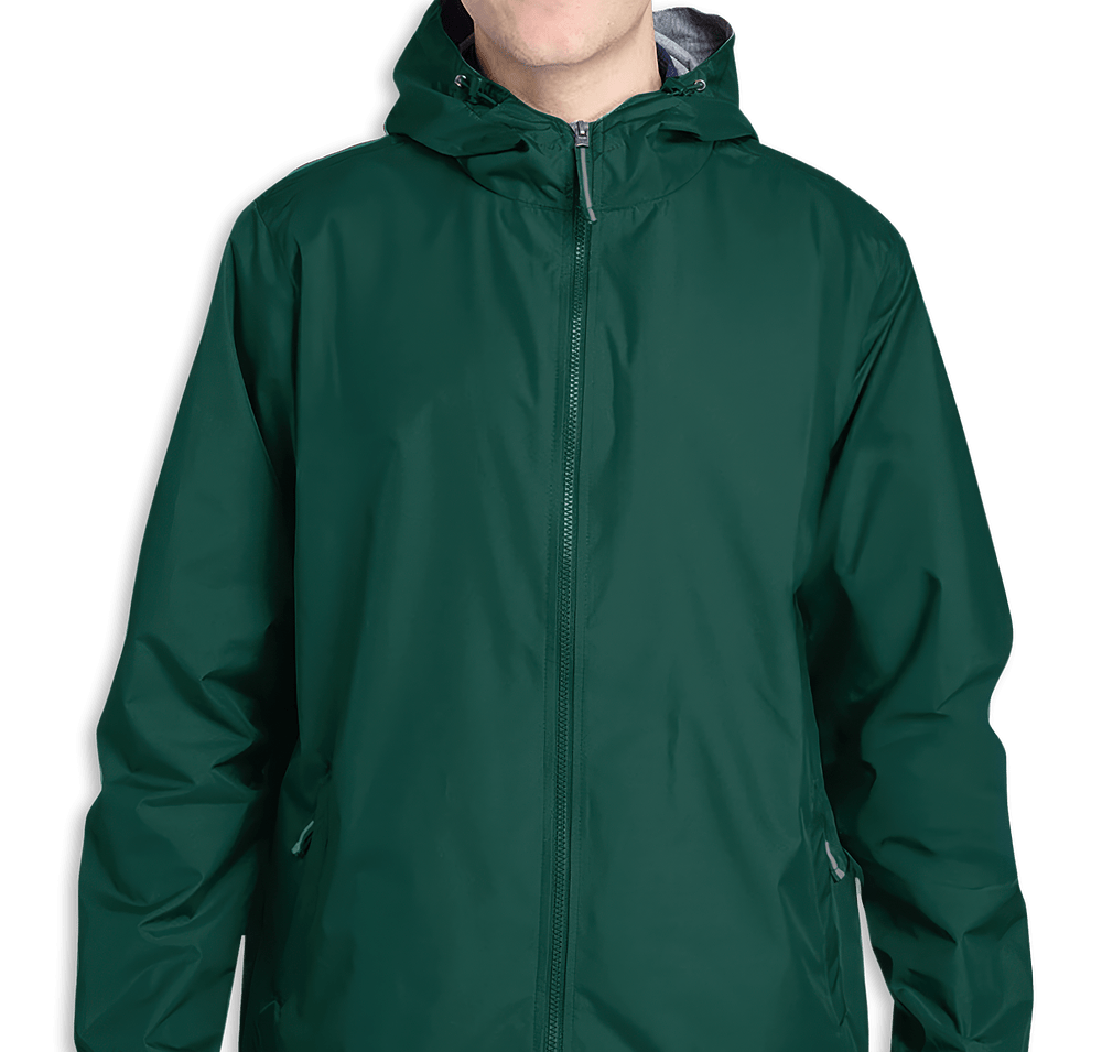 Charles River Portsmouth Hooded Windbreaker Jacket-default