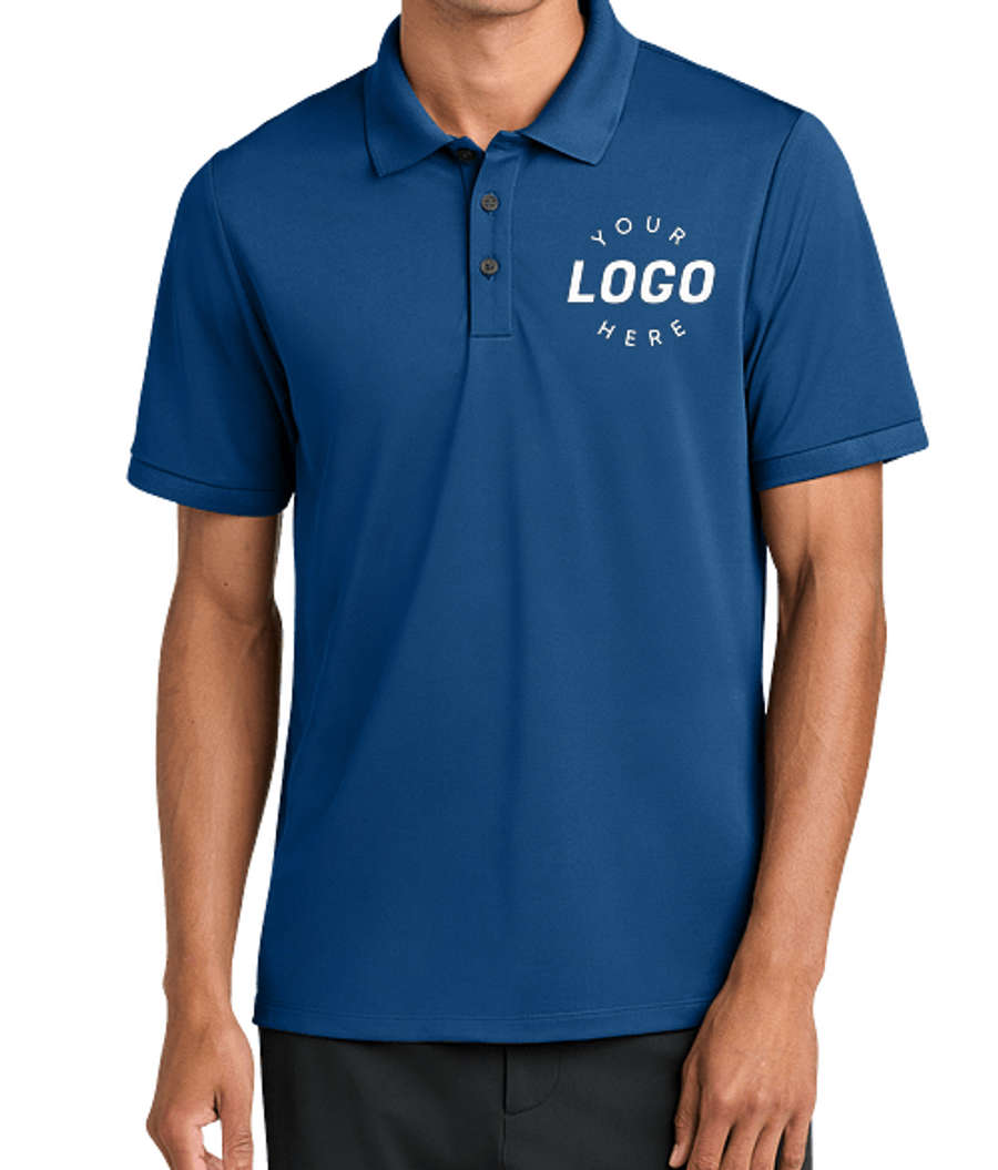 Mercer+Mettle Everyday UPF 50+ Performance Polo - Printed in True Blue