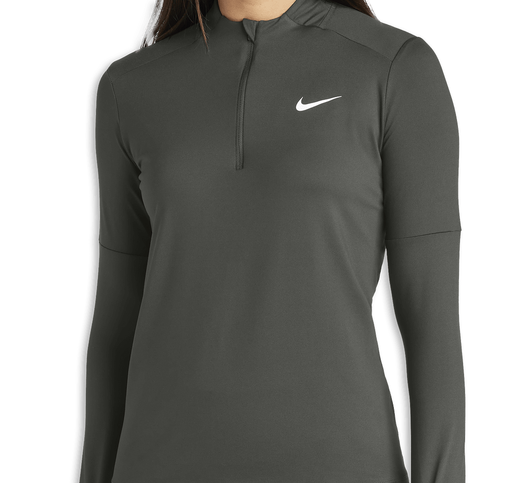 Nike Women's Dri-FIT Element Half Zip Performance Blend Shirt-default