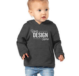 Bella + Canvas Toddler Sponge Fleece Pullover Hoodie - Color: Dark Grey Heather